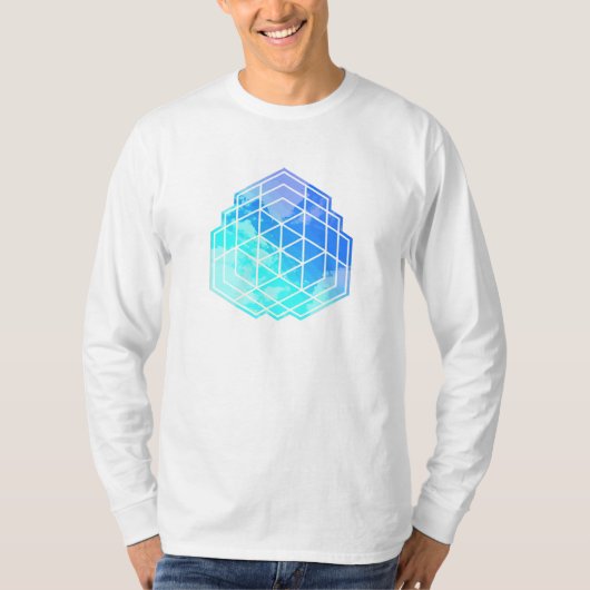 ジオメトリクラウド Tシャツ (正面)
