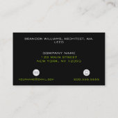 ジオメトリグリッドを設計する 名刺 (裏面)