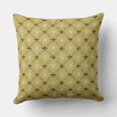 ジオメトリグリーンパターン クッション (裏面)