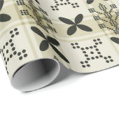 ジオメトリシームレスパターンの背景。ろうけつ染め設計 ラッピングペーパー (ロールコーナー)