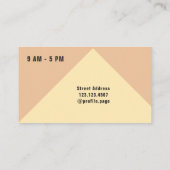 ジオメトリスタイルロイヤリティカード ロイヤリティカード (裏面)