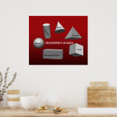 ジオメトリソリッド*更新* ポスター (キッチン)