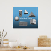 ジオメトリソリッド*更新* ポスター (キッチン)