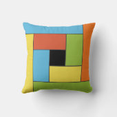 ジオメトリタイルパターンver8装飾用クッション クッション (裏面)