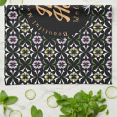 ジオメトリタイル キッチンタオル (折り畳み)