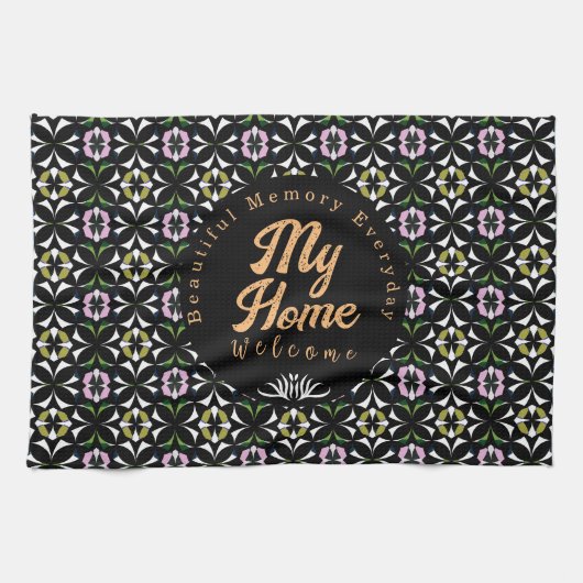 ジオメトリタイル キッチンタオル (横)