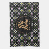 ジオメトリタイル キッチンタオル (縦)