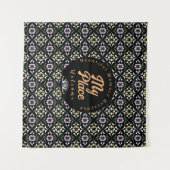 ジオメトリタイル タペストリー (正面(横))