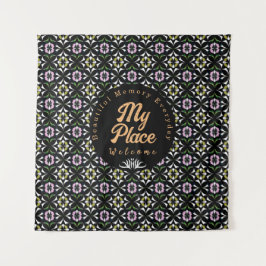 ジオメトリタイル タペストリー