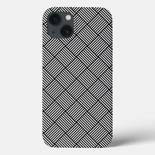 ジオメトリチェックされたテクスチャ Case-Mate iPhoneケース (裏面)