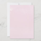 ジオメトリックな水色 |赤面フォーマル結婚の 招待状 (裏面)