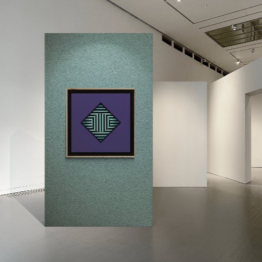 ジオメトリックな深さ：レトロのボイドと放射線 ポスター