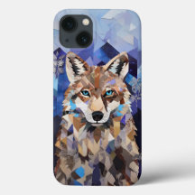 ジオメトリックウルフマウンテンブランケット