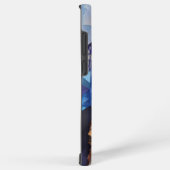 ジオメトリックウルフマウンテンブランケット SAMSUNG GALAXYケース (右側面)