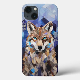 ジオメトリックウルフマウンテン iPhone 13ケース