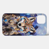 ジオメトリックウルフマウンテン Case-Mate iPhoneケース (裏面 (横))
