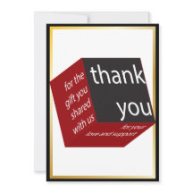 ジオメトリックキューブ（赤） | Black High 結婚 Techの贈り物