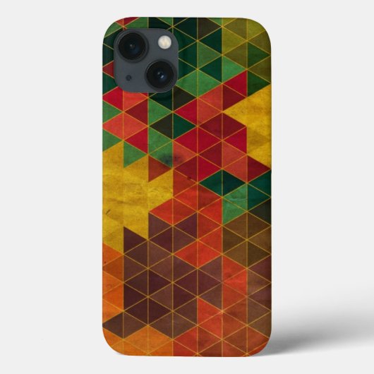 ジオメトリックグランジツール模様 Case-Mate iPhoneケース (裏面)