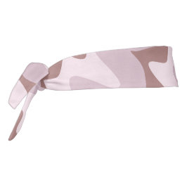 ジオメトリックグレースブラウン淡い色のパープルヘッドバンド タイヘッドバンド