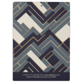 ジオメトリックゴールデンイラストレーション クリップボード (裏面)