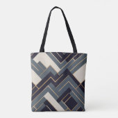 ジオメトリックゴールデンイラストレーション トートバッグ (裏面)