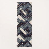 ジオメトリックゴールデンイラストレーション ヨガマット (正面)