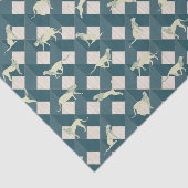 ジオメトリックサファリ野生ヒョウ動物 薄葉紙 (詳細)