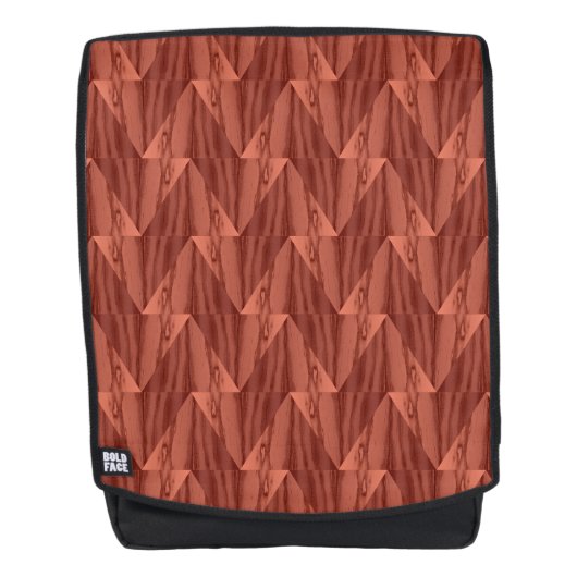 ジオメトリックシダーバックパック バックパック (正面)