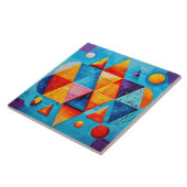 ジオメトリックシンボル抽象芸術#09 タイル (側面)