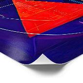 ジオメトリックシンボル抽象芸術#10 ポスター (コーナー)