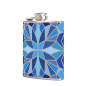 ジオメトリックスカイビニール包まれたフラスコ フラスク (左)