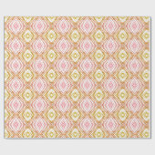 ジオメトリックスクエア&ダイヤモンド装飾用クッション ラッピングペーパー (フラット)