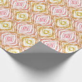 ジオメトリックスクエア&ダイヤモンド装飾用クッション ラッピングペーパー (角)