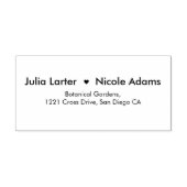 ジオメトリックスタイルのスパークル銅メタルウェディング セルフインキングスタンプ (デザイン)