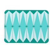 ジオメトリックダイヤモンドとスターバストフレキシブルマグネット マグネット (横)