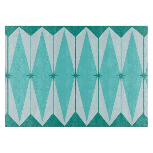 ジオメトリックダイヤモンド&スターバストカッティングボード カッティングボード (正面)