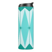 ジオメトリックダイヤモンド&スターバストサーマルタンブラー タンブラー (回転左)