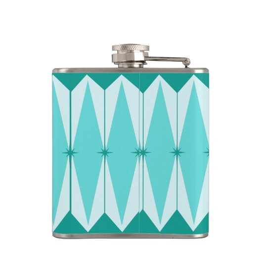 ジオメトリックダイヤモンド&スターバストフラスコ フラスク (裏面)