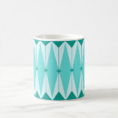 ジオメトリックダイヤモンド&スターバストマグ コーヒーマグカップ (中央)