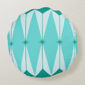 ジオメトリックダイヤモンド&スターバストラウンドピロー ラウンドクッション (裏面)