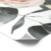 ジオメトリックダスティバラ婚約パーティへようこそ ポスター (角)