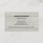 ジオメトリックディアヘッド、フローラクラウン 名刺 (裏面)