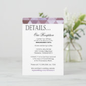 ジオメトリックトライアングル 受付詳細 | ペリウィンクルブルー エンクロージャーカード (スタンド正面)