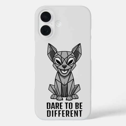ジオメトリックドッグフォンケース Case-Mate iPhoneケース (裏面)