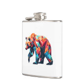 ジオメトリックベア フラスク (左)