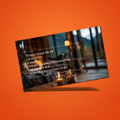 ジオメトリックホステルフォトブラックルームアシメトリック 名刺