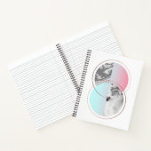 ジオメトリックマーブルスカンジデザイン ノートブック (内部)