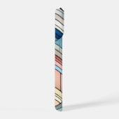 ジオメトリックモザイク iPhone 15ケース (右側面)
