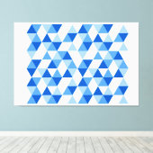 ジオメトリックモダン抽象芸術三角形II キャンバスプリント (インサイチュ (ウッドフロア))