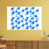 ジオメトリックモダン抽象芸術三角形II キャンバスプリント (インサイチュ (リビング))